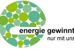Das Logo der Aktion ist eine türkisfarbene und grüne Kugel, die sich aus Kreisen zusammensetzt