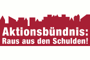 Das Logo des Aktionsbündnisses zeigt eine Stadt-Silhouette