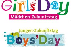 Bild zeigt den Logo-Schriftzug des Girls' Day und Boys' Day