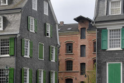 Blick auf das Gebäudeensemble des Historischen Zentrums