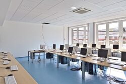 Computerraum einer Wuppertaler Schule