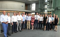Eine Delegation des Bündnisses beim Berlin-Besuch in 2019