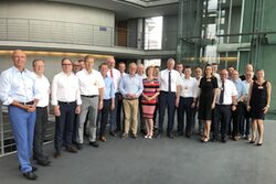 Eine Delegation des Bündnisses beim Berlin-Besuch in 2019