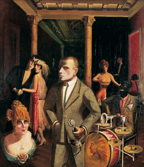 Bild des Malers Otto Dix mit dem Titel "An die Schönheit"