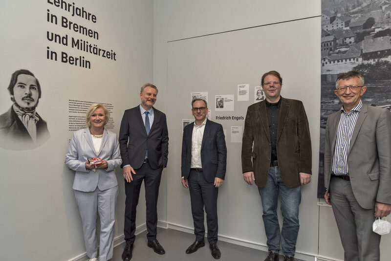 v.l. Heike Ising-Alms, Dr. Lars Bluma, Andreas Mucke, Christoph Grothe und Matthias Nocke