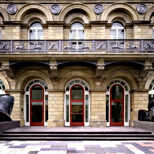 Eingang des Von der Heydt-Museums