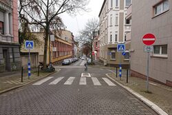 Neuer Radweg Wittensteinstraße.