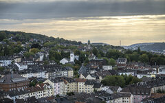 Blick von oben auf den Stadtteil Heckinghausen