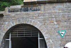 Der Eingang zum Tunnel Schee
