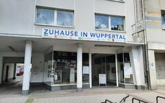 Die Anlaufstelle "Zuhause in Wuppertal" in einem Ladenlokal in Oberbarmen