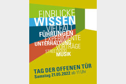 Plakat für Tag der offenen Tür der Bergischen Universität Wuppertal