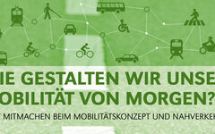 Das Logo zur Bürgerbeteiligung zeigt verschiedene Formen der Mobilität