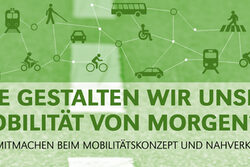 Das Logo zur Bürgerbeteiligung zeigt verschiedene Formen der Mobilität