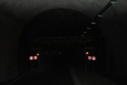 Tunnel an der Nordbahntrasse