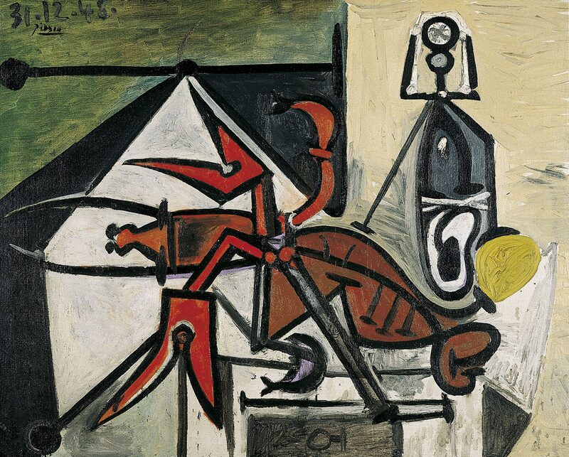 Pablo Picasso, Hummer und Siphon, 1948