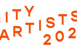 Schriftzug City Artists 2024, das Logo der Ausschreibung
