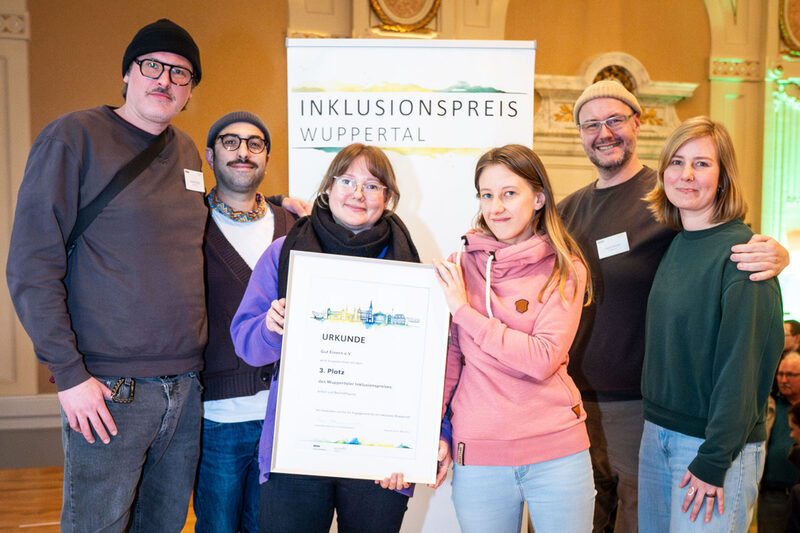 Die Preistragenden des Platz 3.: Gut Einern