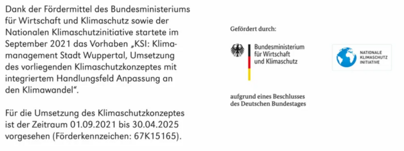 Förderung Klimaschutz