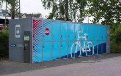Symbolbild: Eine Fahrradbox der WSW in Vohwinkel.