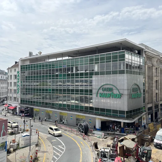 Blick auf die Immobilie