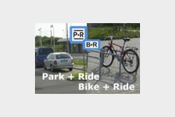 Logo Park+Ride Bike+Ride